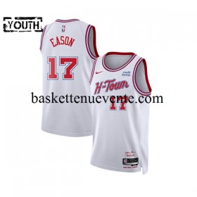 Maillot Basket Houston Rockets EASON 17 2023-2024 Nike City Edition Blanc Swingman - Enfant